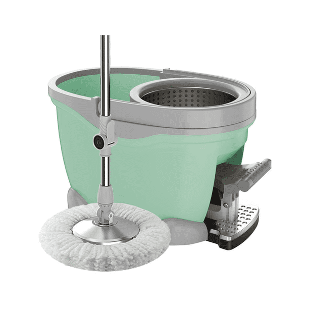 Libman 129804 14 in. Tornado Spin Mop Green & White on