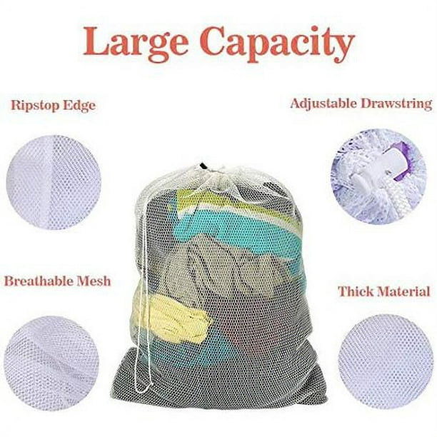 Bolsas de lavandería bolsas de almacenamiento de ropa de malla bolsa de ropa  interior para lavadora portátil, red fina 7 unids / set Inevent HA003977-01