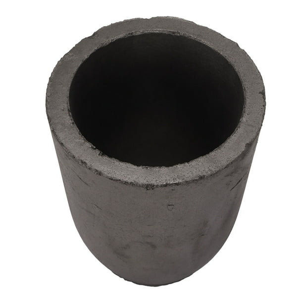 Crisoles de grafito de carburo de silicio 12 # de 30.9 lbs, crisoles para  fundir metal, soportar la alta temperatura 3,272.0 °F (3272 ° F), fundición