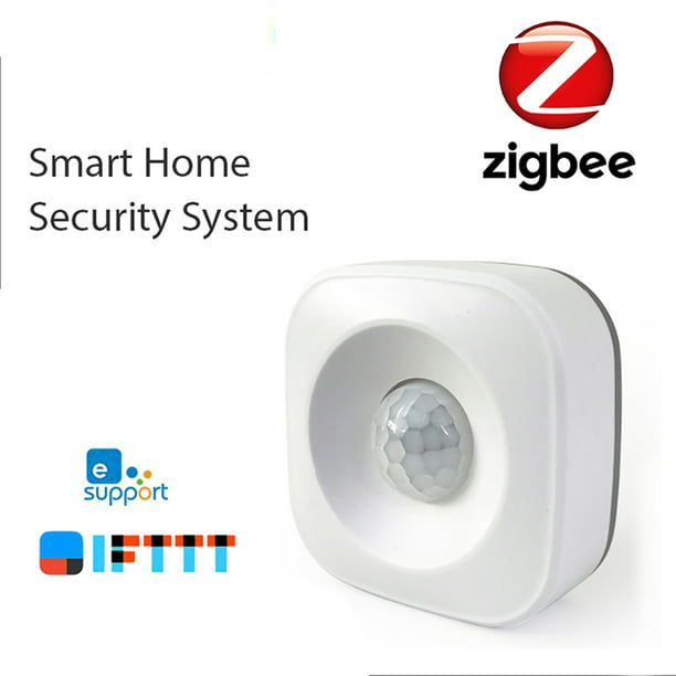 Tuya-Sensor de movimiento inalámbrico ZigBee/WiFi PIR, Detector infrarrojo,  alarma antirrobo de seguridad, Control por aplicación Smart life Compatible