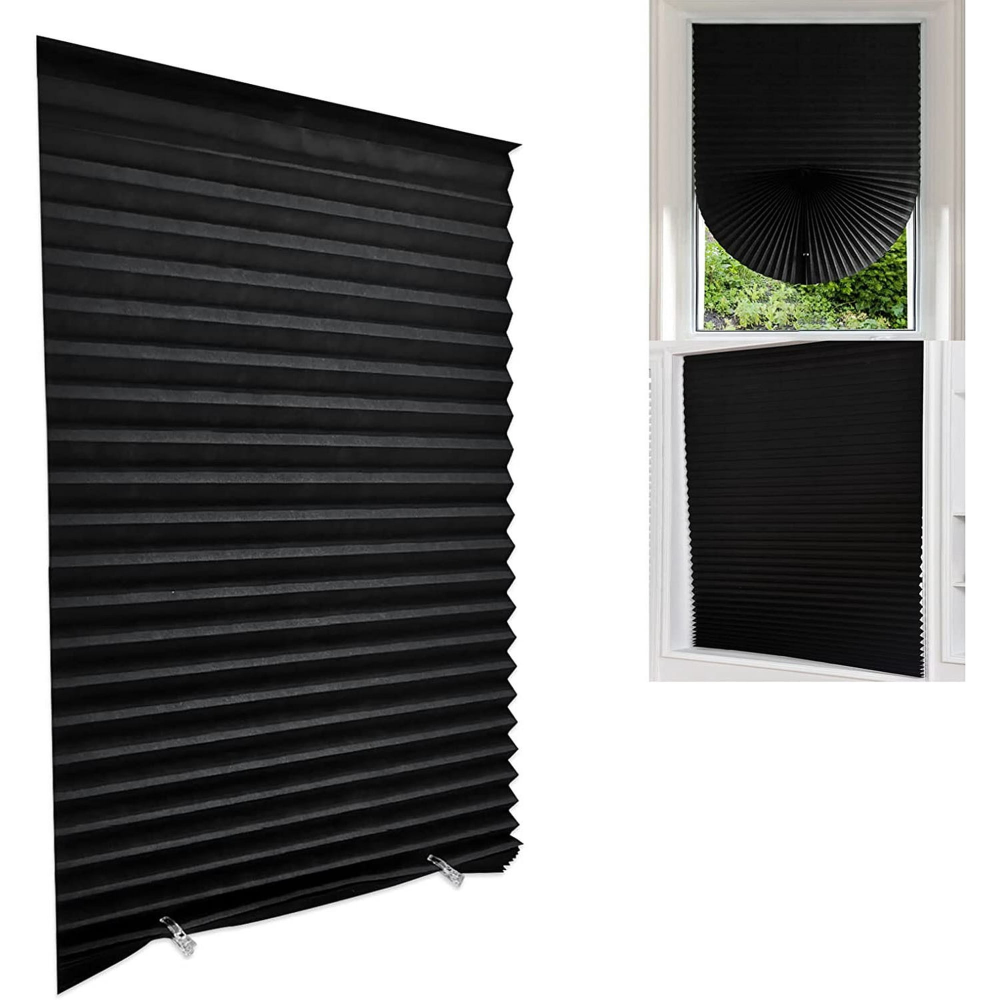 6 juegos de cortinas automáticas inteligentes sin perforar ventanas  automáticas de seguridad para puerta de puerta automática para el hogar,  bisagra