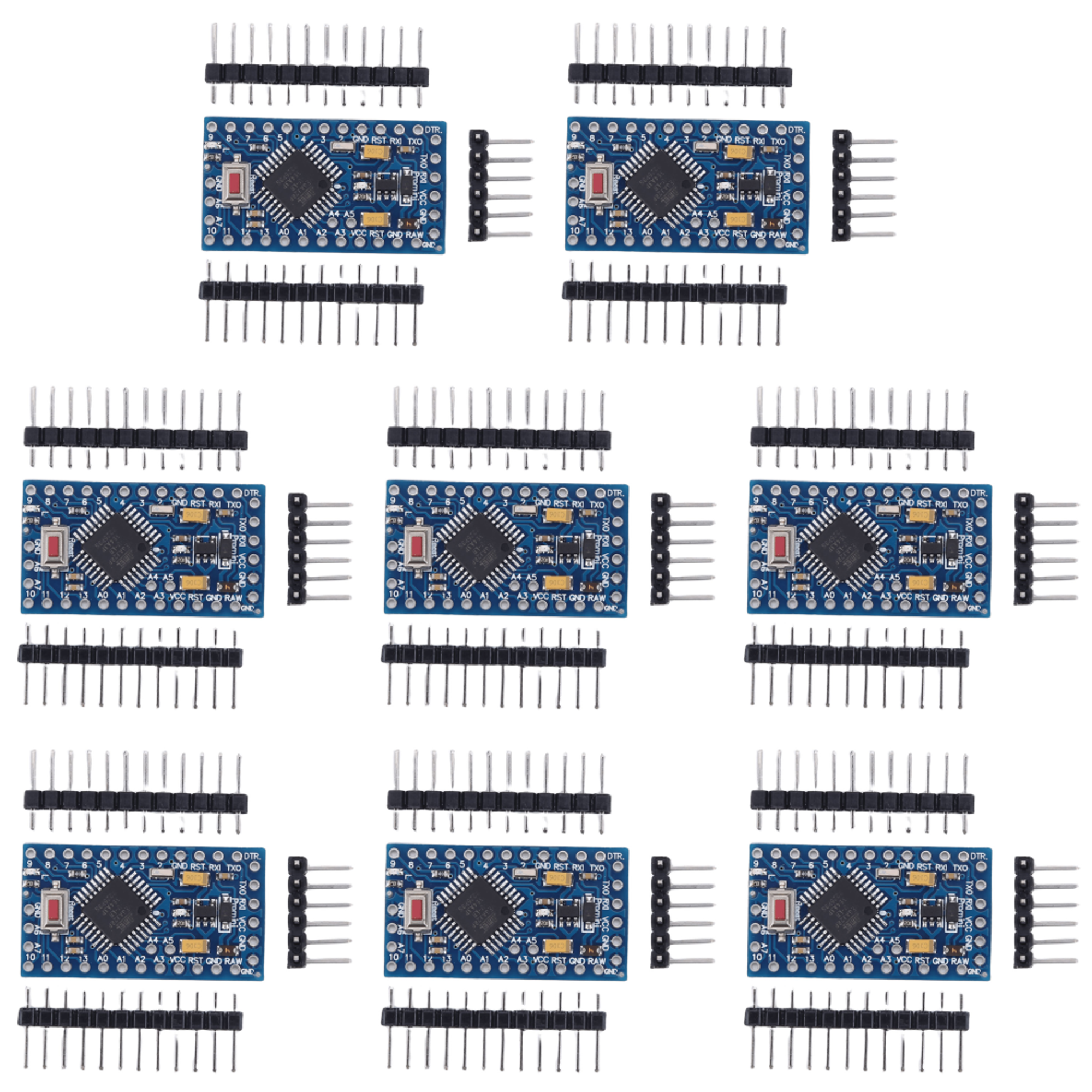 Pro Mini 328 ATMEGA328 Módulo 3.3V 8MHz ATMEGA328P Placa de desarrollo ...