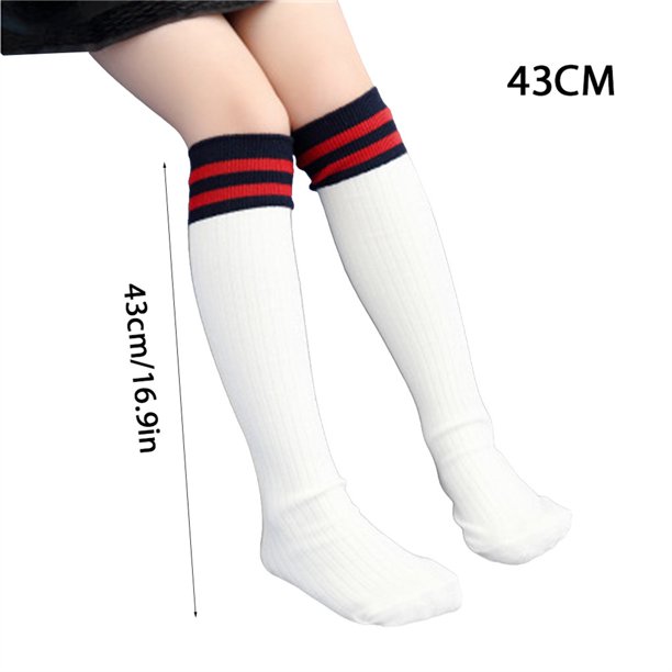 Pack de 5 calcetines - Negro/Rayas blancas - NIÑOS