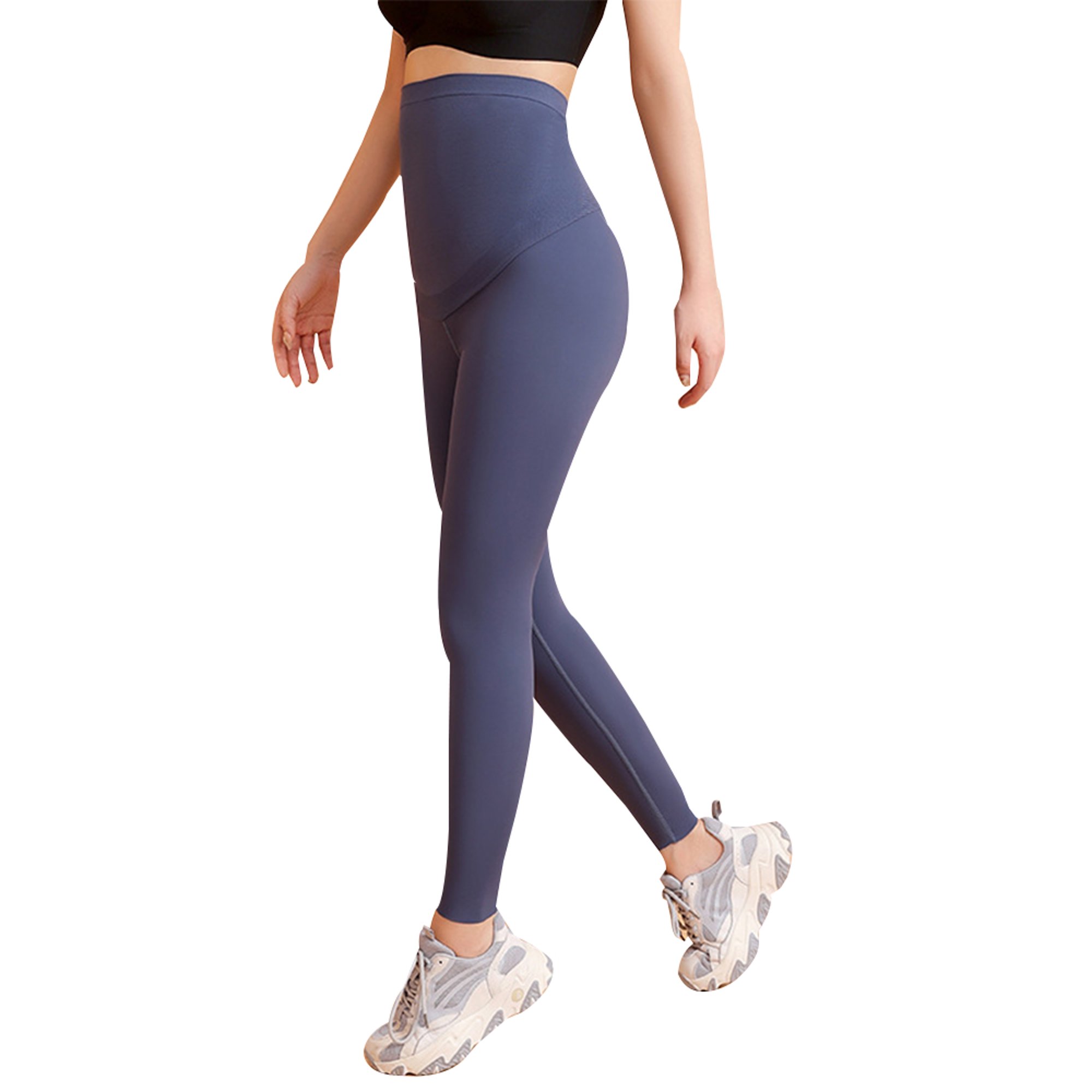 Leggings deportivos de algodón de cintura alta para mujer, leggings  deportivos que cambian de color, mallas y leggings con control de abdomen