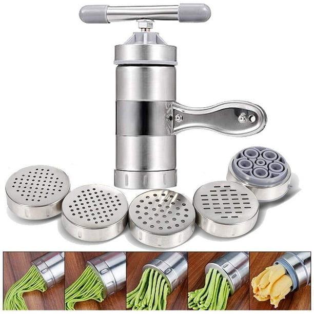 Máquina Eléctrica inalámbrica para hacer Pasta, utensilio de cocina,  desmontable, fácil de limpiar, 5 Formas - AliExpress