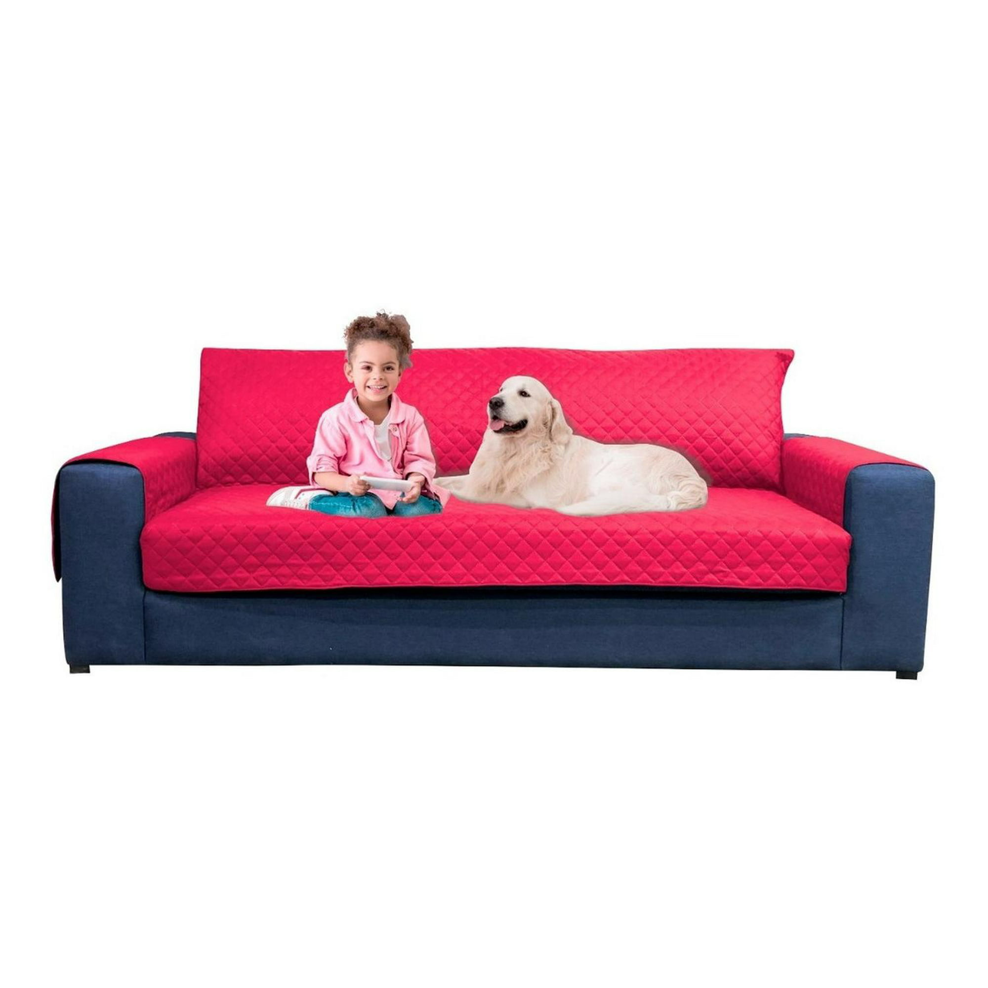 Settee Cover Protector de muebles para sofá 1 plaza, 1 unidad, funda  elástica elástica para sofá de la cama, sillón largo en forma de L para  sala de