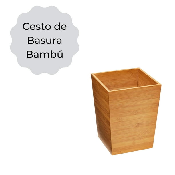 CESTO ROPA BAMBU CUADRADO - Accesorios - Baño - Productos