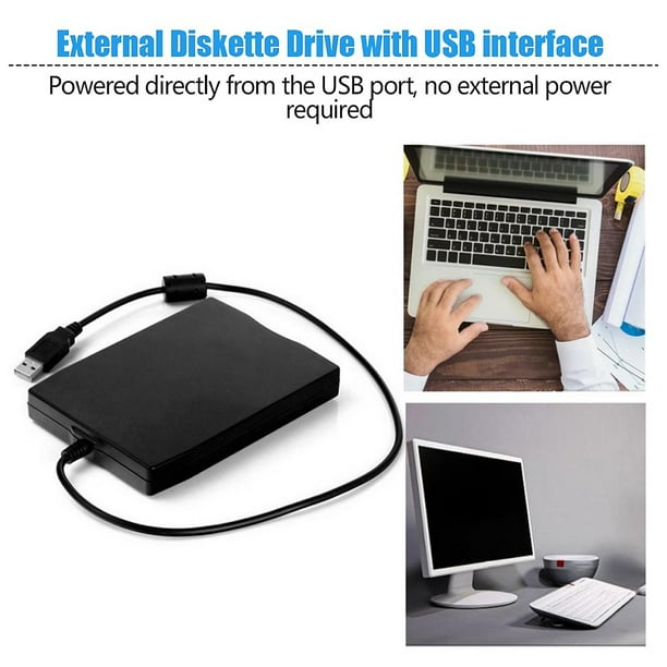 Unidad de Disquete Externa USB de 3.5 Pulgadas - Portátil y