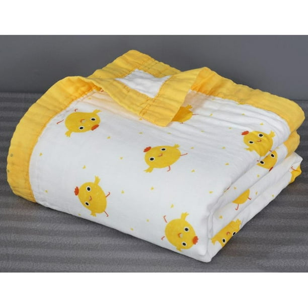 Mantas envolventes de muselina para bebé, mezcla de algodón neutro suave,  toalla de baño unisex para niños y niñas, recién nacidos, 47 x 47 pulgadas