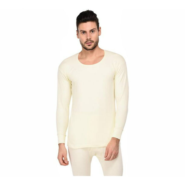 Ropa interior térmica para hombre con cuello redondo, ropa interior de  algodón, conjunto térmico de manga larga, conjunto de pantalones (XL, gris