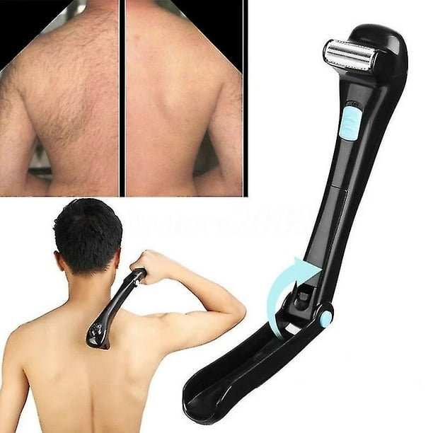 Maquinilla de afeitar de espalda para hombre, cuchilla de afeitar, afeitadora  corporal, recortadora de depilación de