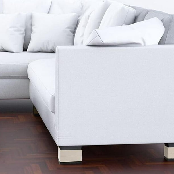 Elevadores de muebles Elevadores de cama de 3,5 cm (juego de 8), elevadores  de cama resistentes para mesa, sofá, sofá, escritorio