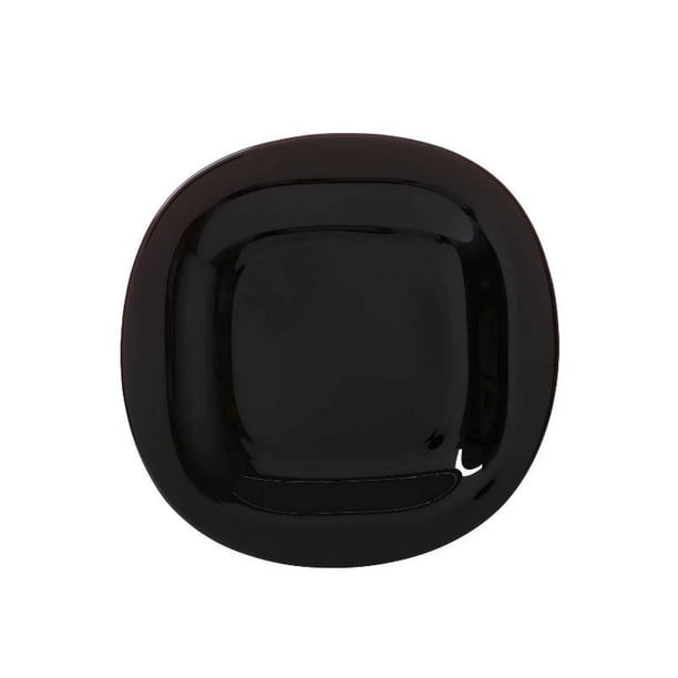  Luminarc Juego de vajilla de 12 piezas Black Glass Carine :  Hogar y Cocina