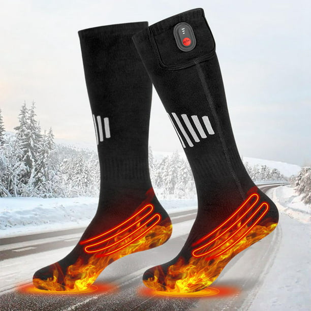 Calcetines térmicos de invierno para hombre y mujer, medias antideslizantes  y elásticas, suaves y gruesas, al aire libre para esquí, 1 o 2 pares -  AliExpress