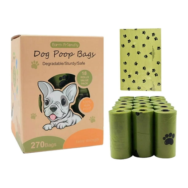 Bolsas para caca de perro Reemplazos Bolsas biodegradables para caca de  perro para casa 560g Salvador bolsas de caca