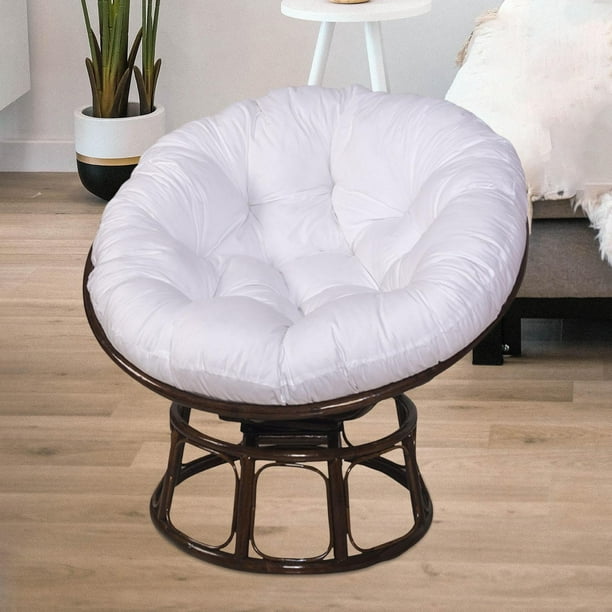 Cojín para asiento de exterior de 2x60x60cm, almohadillas para silla, cojín  redondo extraíble para asiento, almohada para cesta colgante, sillas,  mecedora, oficina, interior Blanco Color Rojo Zulema Cojín de asiento de  columpio