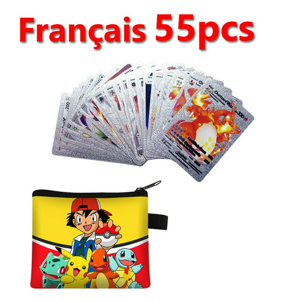 Cartas Pokémon en bolsas, cartas en francés, español, alemán