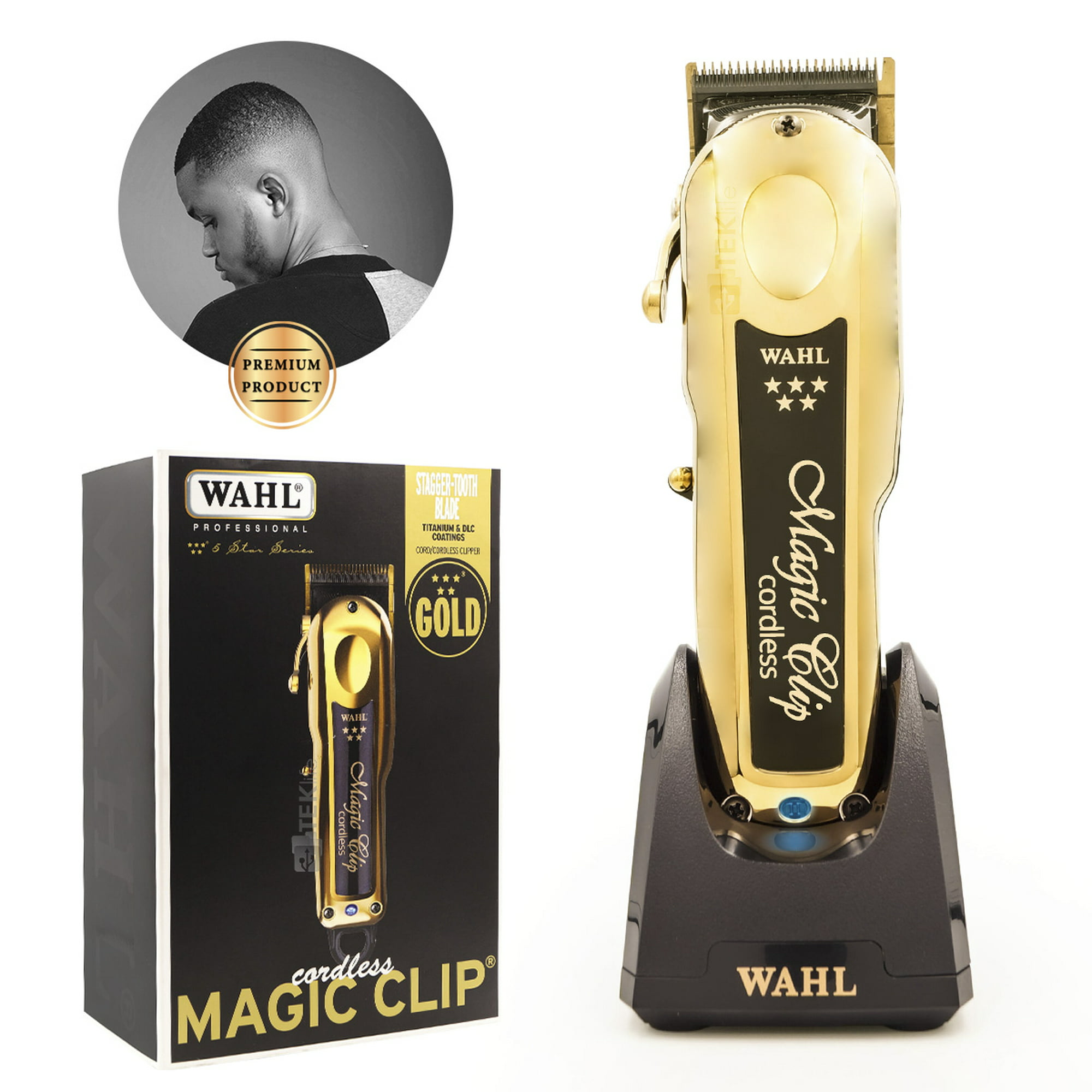 Máquina Cortapelo Wahl 8148-700, Modelo Magic Clip Gold