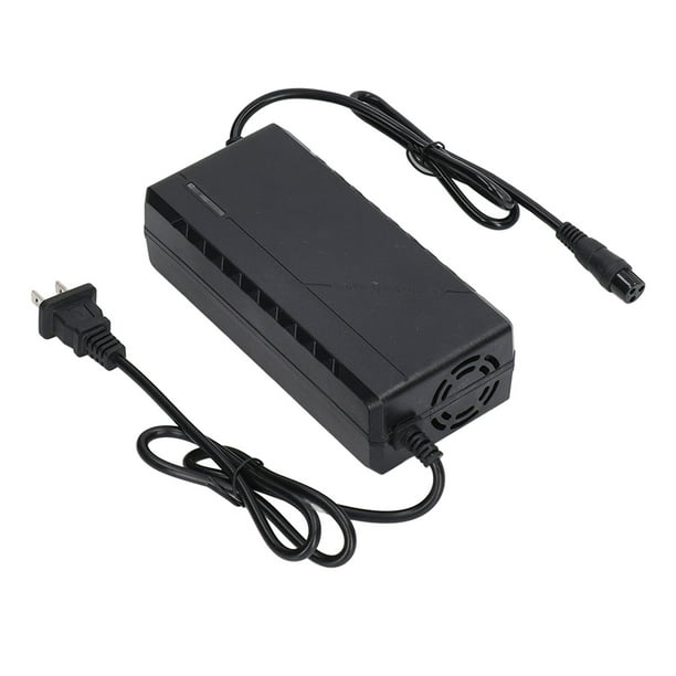 Cargador de batería de litio de 3 clavijas, cargador de batería CC CV modo  enchufe de EE. UU. 110240V 350W, fuente de alimentación automática