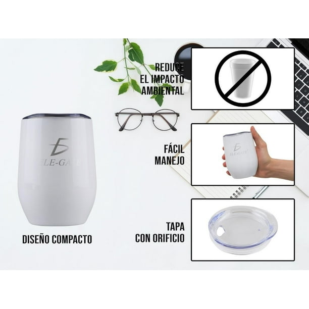 Vaso Térmico para Café y Vino Acero Inoxidable 2 Piezas – IKI