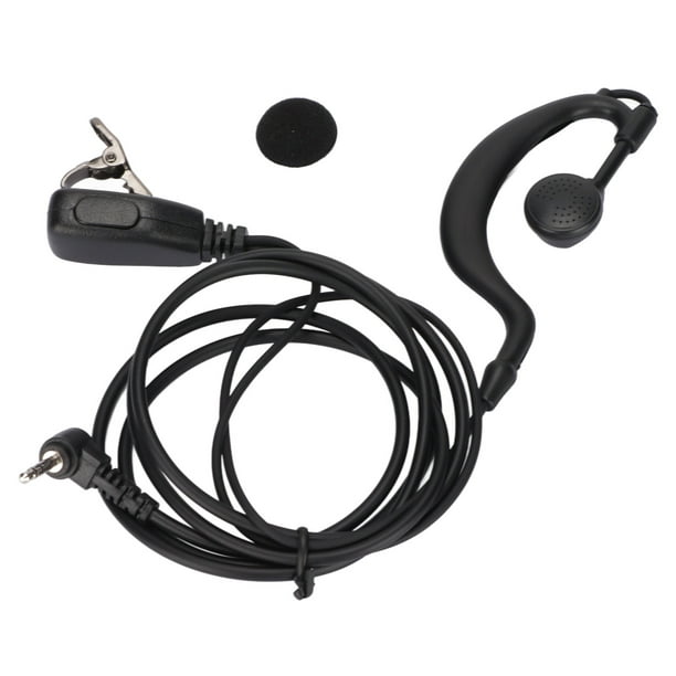 Auricular walkie talkie con enchufe de 2,5 mm, auriculares de radio de 2  vías con micrófono para Motorola TLKR T80 T60 T5 T7 T3 T4