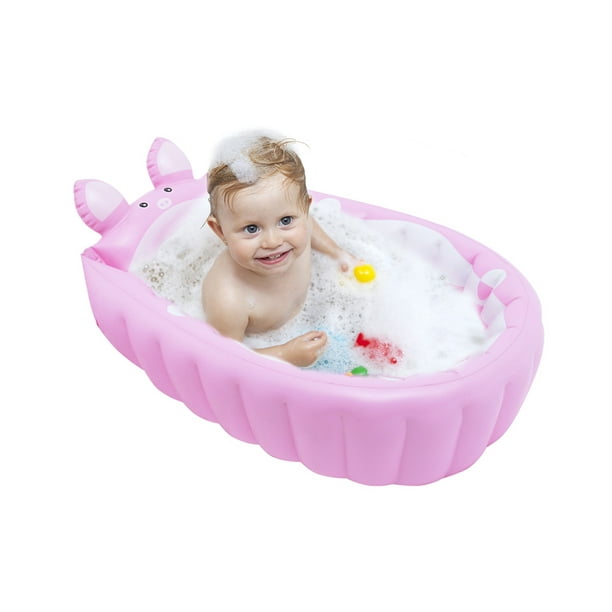 Bañera inflable para bebés, bañera portátil, baño antideslizante para niños  pequeños
