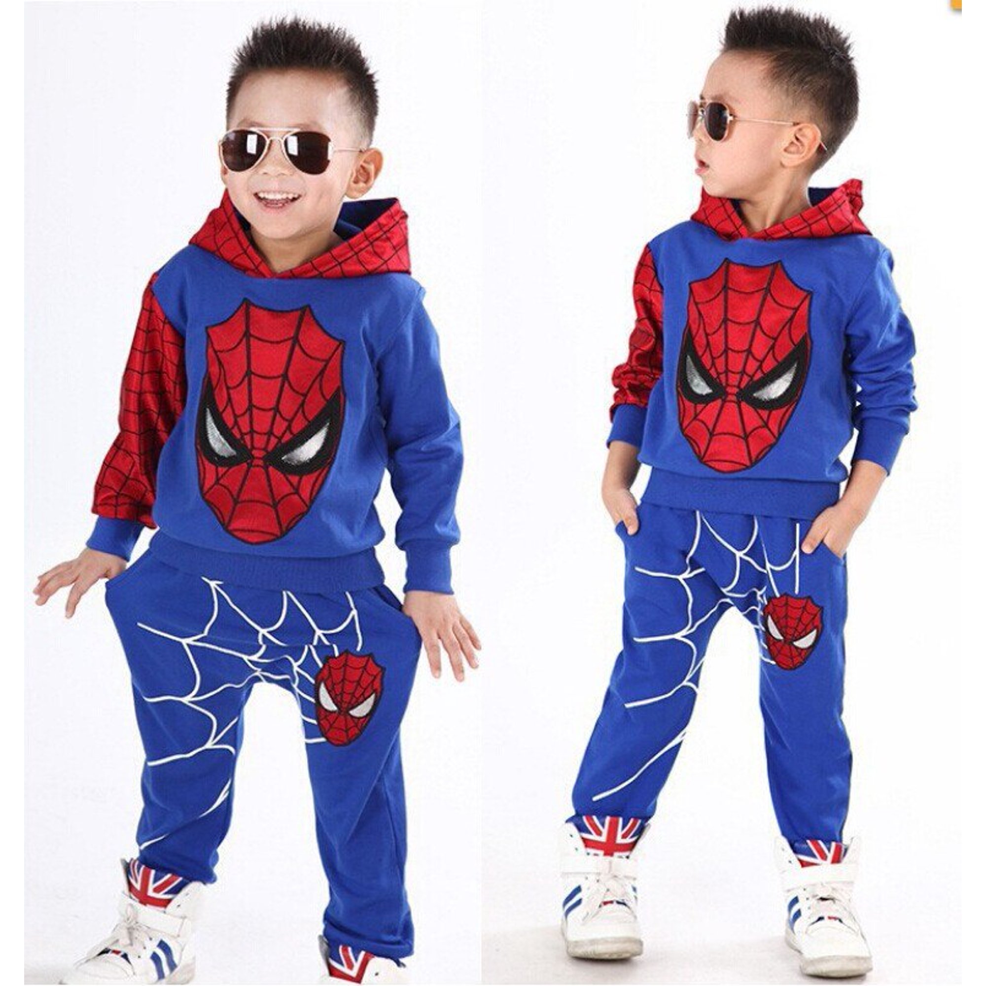 Conjunto Sudadera Y Pants King Spider-Man Multicolor Para Niño