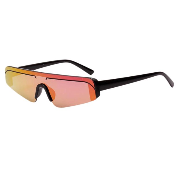 Lentes de sol polarizadas para hombre con espejo rectangular, luz de  plástico