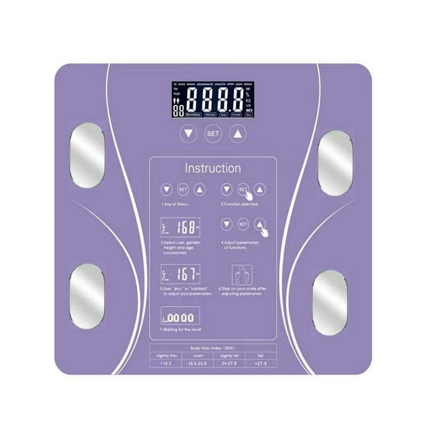 Peso electrónico BT de la escala inteligente multifuncional de la grasa  corporal del uso en el hogar