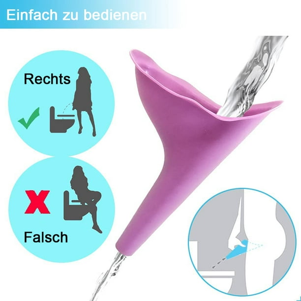 4 Uds dispositivo de micción femenina urinario para mujeres urinario  femenino embudo para orinar mujeres urinario para niñas orina de pie con  bolsa de transporte Vhermosa Cojines