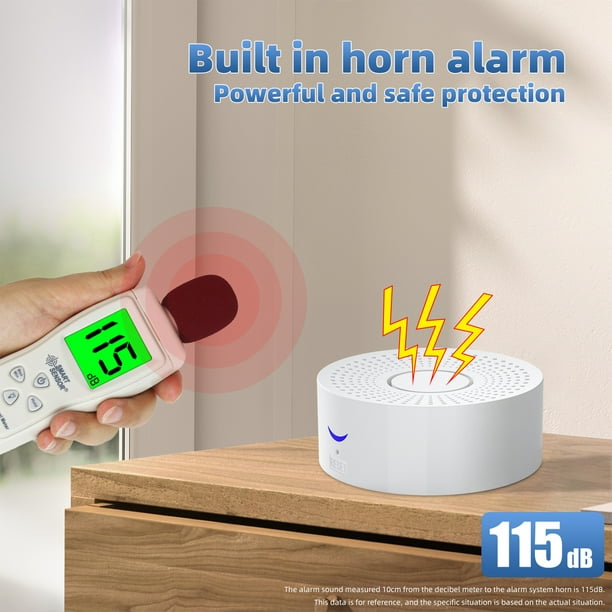 5 Alarmas De Seguridad Casa Inalambrica Para Puertas Y Ventanas Magnetico  Alarma 