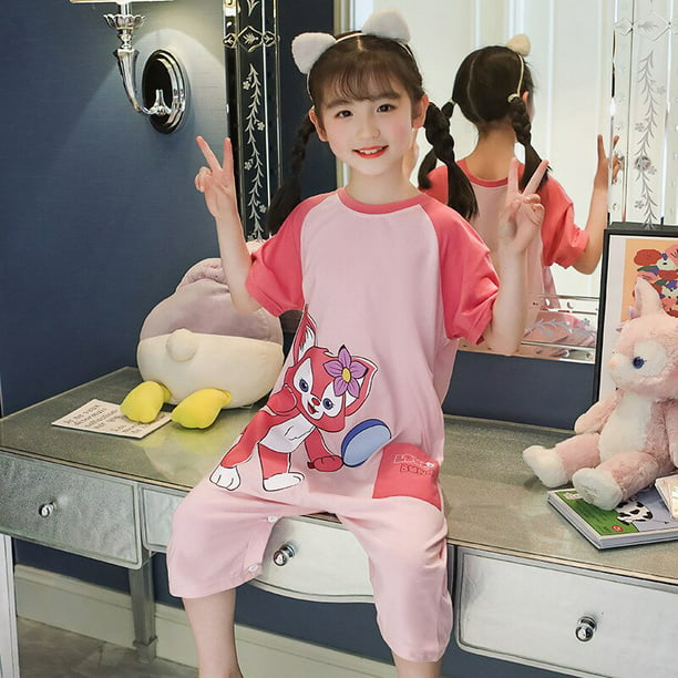 Mickey y Minnie, novedad de verano, conjunto de pijamas para niños, ropa dormir fina de algodón d zhangyuxiang CONDUJO | Walmart en línea