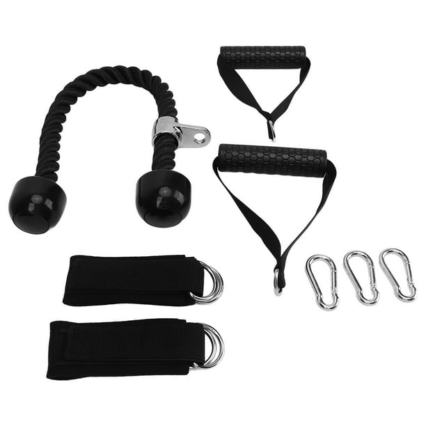 ShredPak - Asas de ejercicio resistentes, accesorios de agarre para poleas  de máquina de cable, equipo de gimnasio, bandas de resistencia
