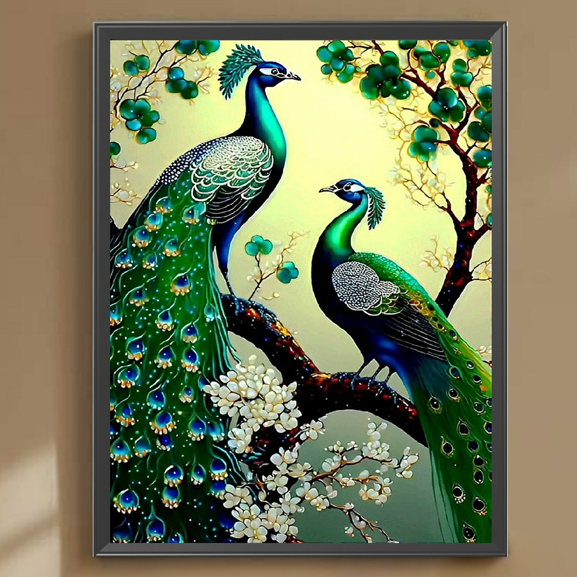 Comprar 1 Juego de pintura de diamante, cuadro artesanal, arte artesanal,  patrón de árbol, Kit de pintura de diamante