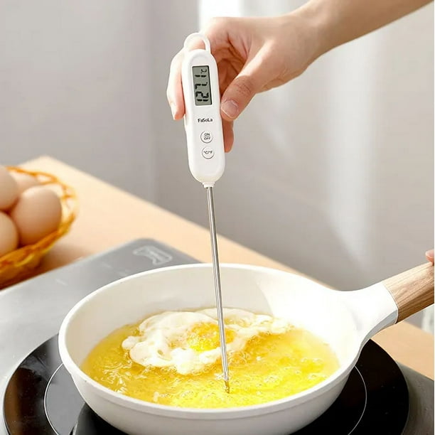 termómetro de cocina, termómetro para carne, pantalla digital, resistente  al agua, sonda de 115 mm, termómetro para alimentos para carne