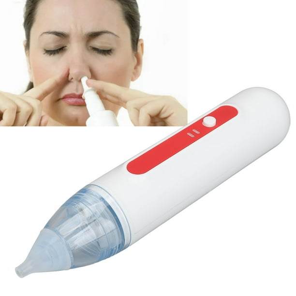  Aspirador nasal eléctrico para bebés con pilas, pilas