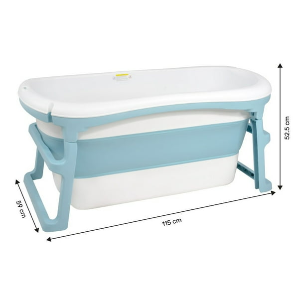 Bañera plegable para adultos y bebés, bañera móvil con cubierta  termostática portátil, barril de baño grande para el hogar, suministros de  baño - AliExpress