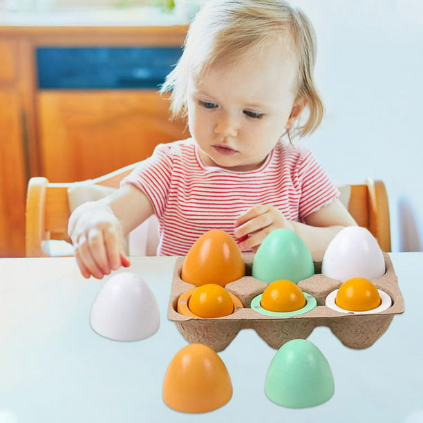 Set de 6 huevos de plástico (al detalle) - Accesorios y ropa para bebé y  niños