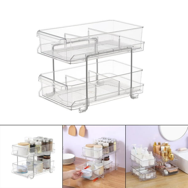 Soporte de lápiz labial Organizador de soporte de brillo de labios Caja de  cosméticos de 18 ranuras Decoración para tocador Encimera Organizador de  Sunnimix Organizador de pintalabios