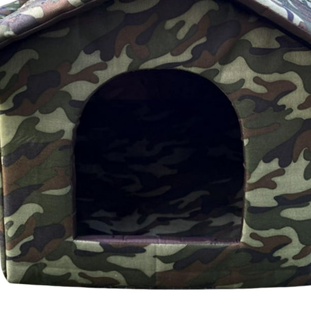 Casa Cálida para Al Aire Libre, Interior Exterior Exterior con Cojín  Extraíble, Casa para Perros Y Gatitos, Refugio para Gatos Callejer  33cmx30cmx33cm Sunnimix Casa para gatos al aire libre