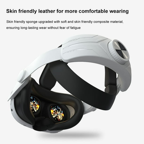 Correa para la cabeza ajustable, accesorios VR, diadema plegable para  auriculares Meta Quest 3
