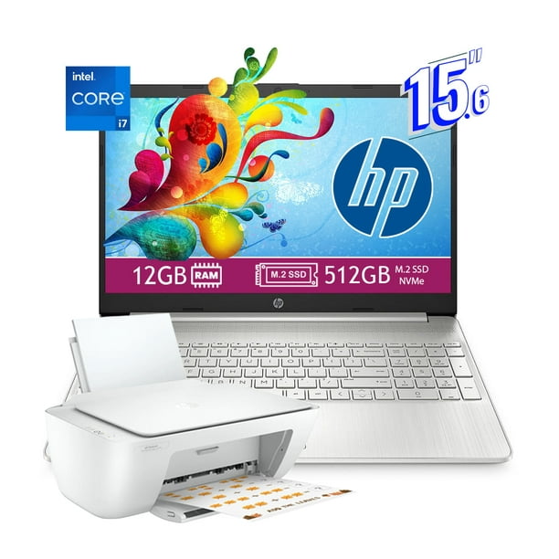 Laptop Hp 15 Dy5009la Intel Core I7 1255u 512gb 12gb Más Impresora Bodega Aurrera En Línea 0869