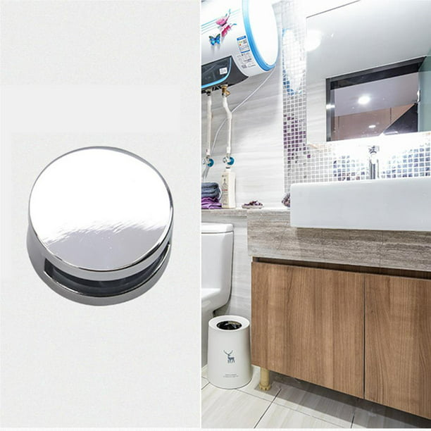 Clip de cristal de acero inoxidable para espejo de pared de baño, soporte  fijo, tablero publicitario