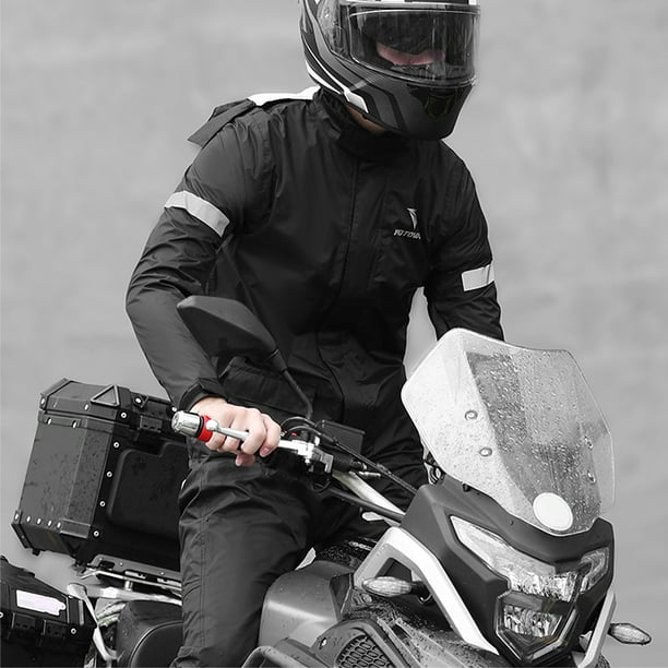 Chaqueta impermeable para motocicleta para hombre, chubasquero ligero y  transpirable, traje de lluvia para motociclista, tejido compuesto de TPU,  equipo de lluvia para Moto - AliExpress