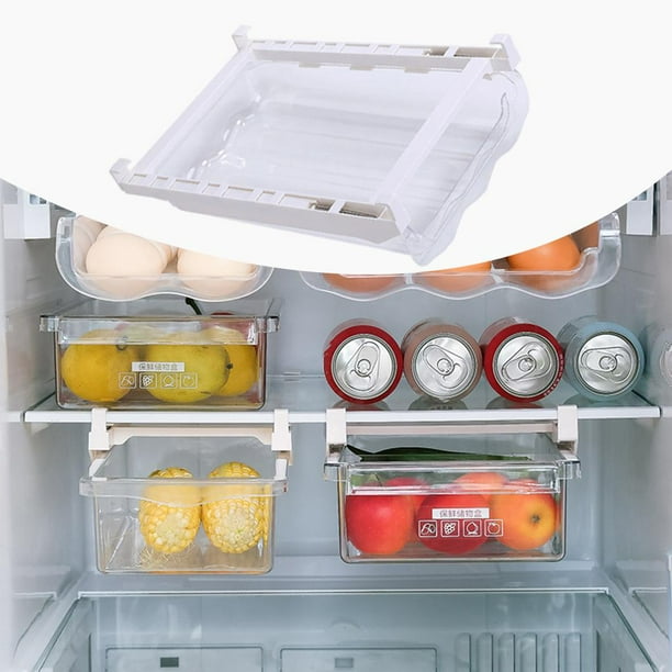 Refrigerador Organizador Caja Cajones Titular con Tapa mampara