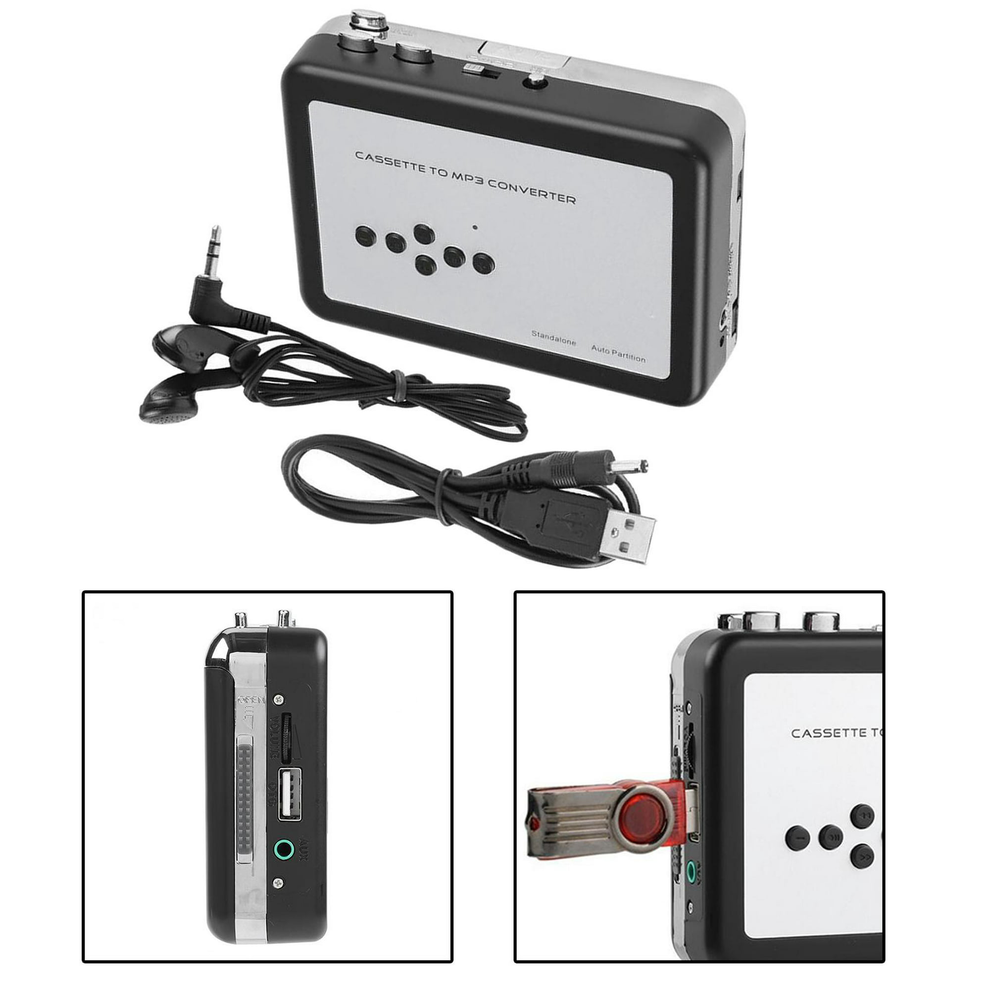 Y & H reproductor de cinta de casete, convertidor Digital de cinta de  grabación a MP3, captura de casete USB, guardar en unidad Flash USB  directamente - AliExpress