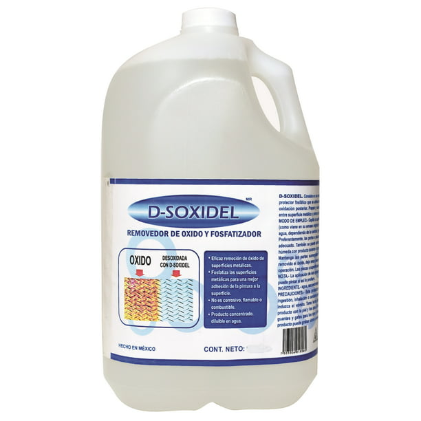 D-SOXIDEL Removedor de Oxido Poderoso y Seguro (Quita Oxido
