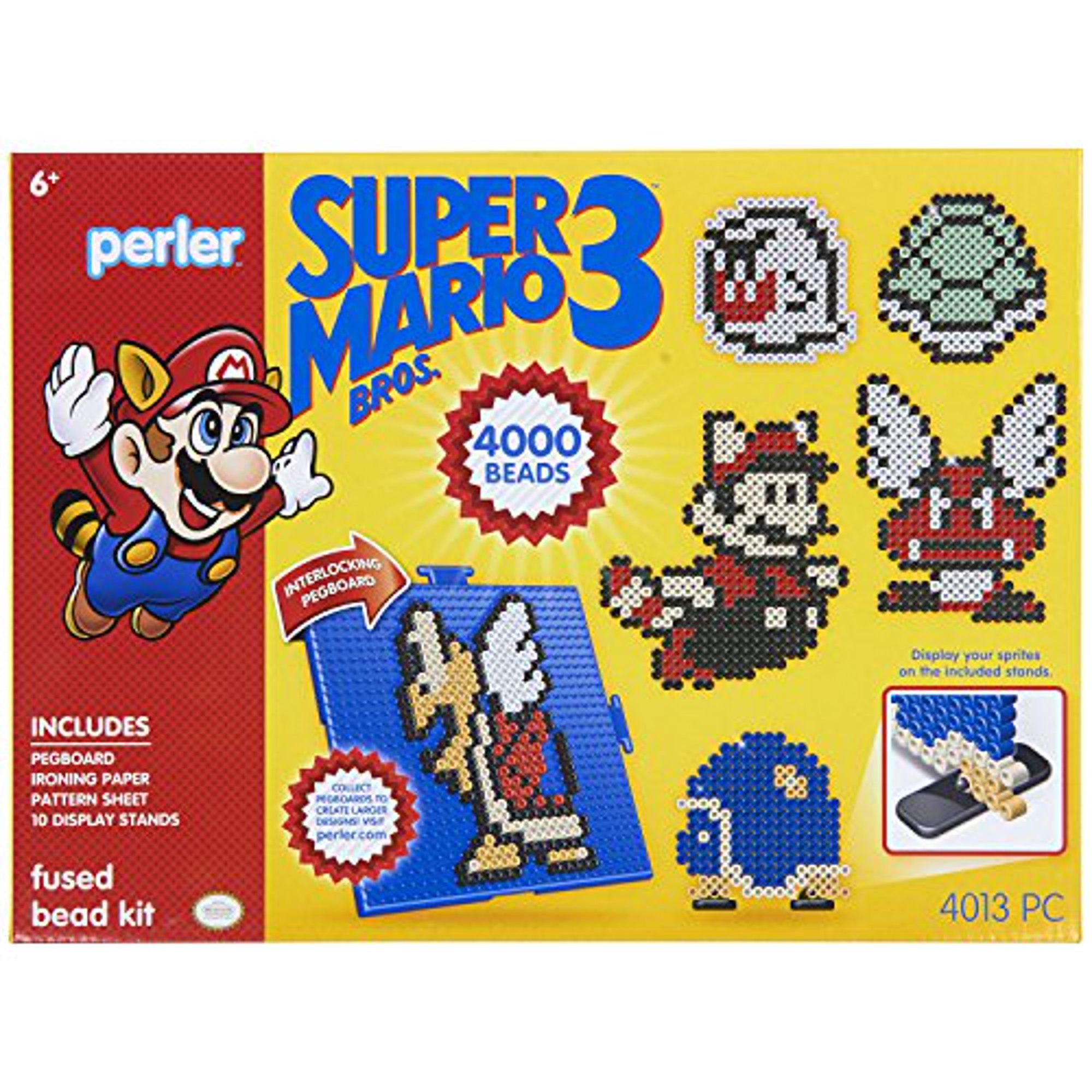 Hama Beads de Super Mario • Consola y Tablero