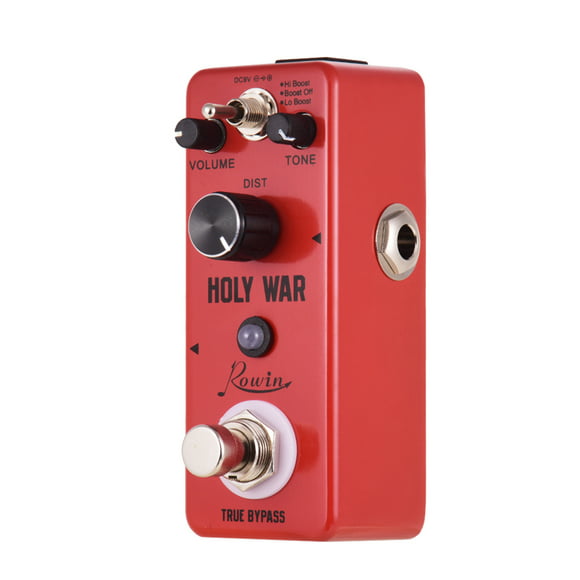 pedal de efectos holy war distorsión analógica de metales pesados pedal de efecto de guitarra 3 modo rowin pedal de efectos