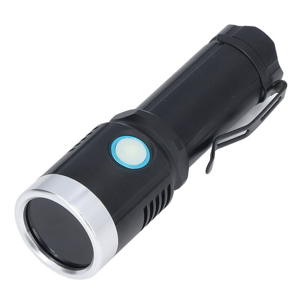 Linterna ultravioleta recargable por USB, lámpara de detección de